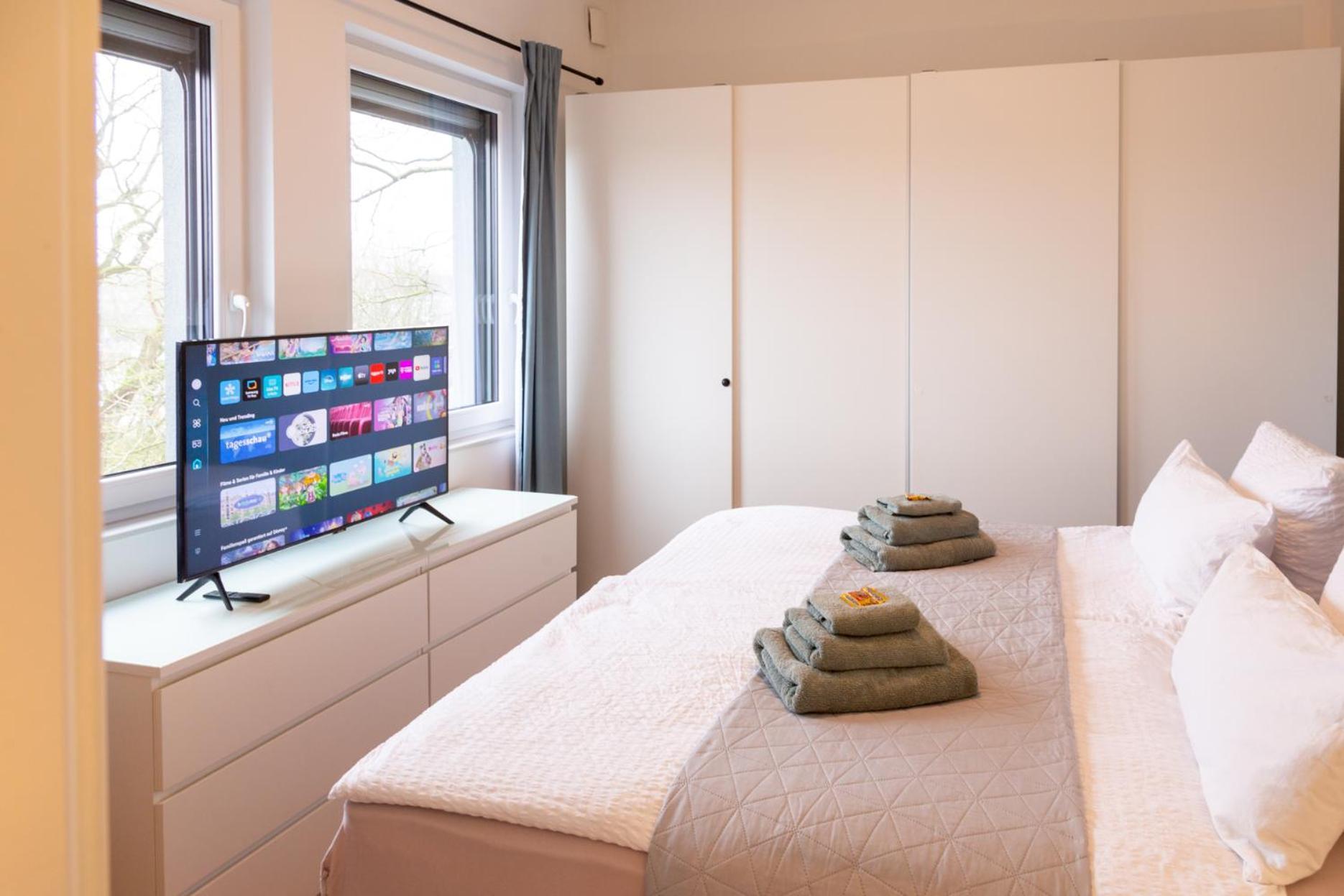 オルデンブルクMicasa Ol - Modernes Penthouse - Stellplatz - Kueche - Wlan - Dachterrasseアパートメント エクステリア 写真